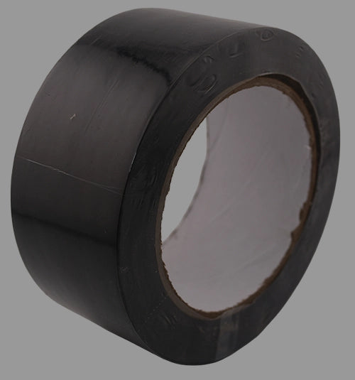 Black line marking tape on its side.