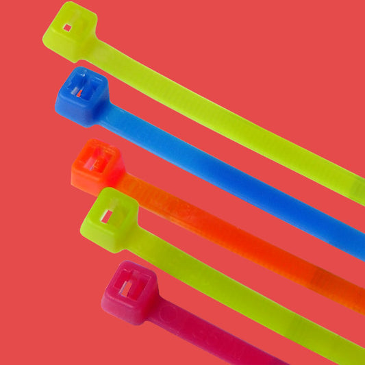Fluorescent Cable Ties supplied in a range of colours