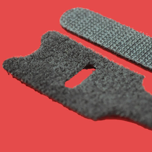 Reusable hook and loop cable ties for gentle cable management - soft fabric fasteners for delicate wiring and temporary bundling solutions