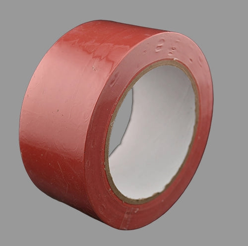 Red line marking tape on its side.