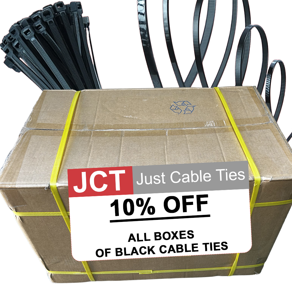 Deal Of The Week - 10% off ALL boxes of black cable ties