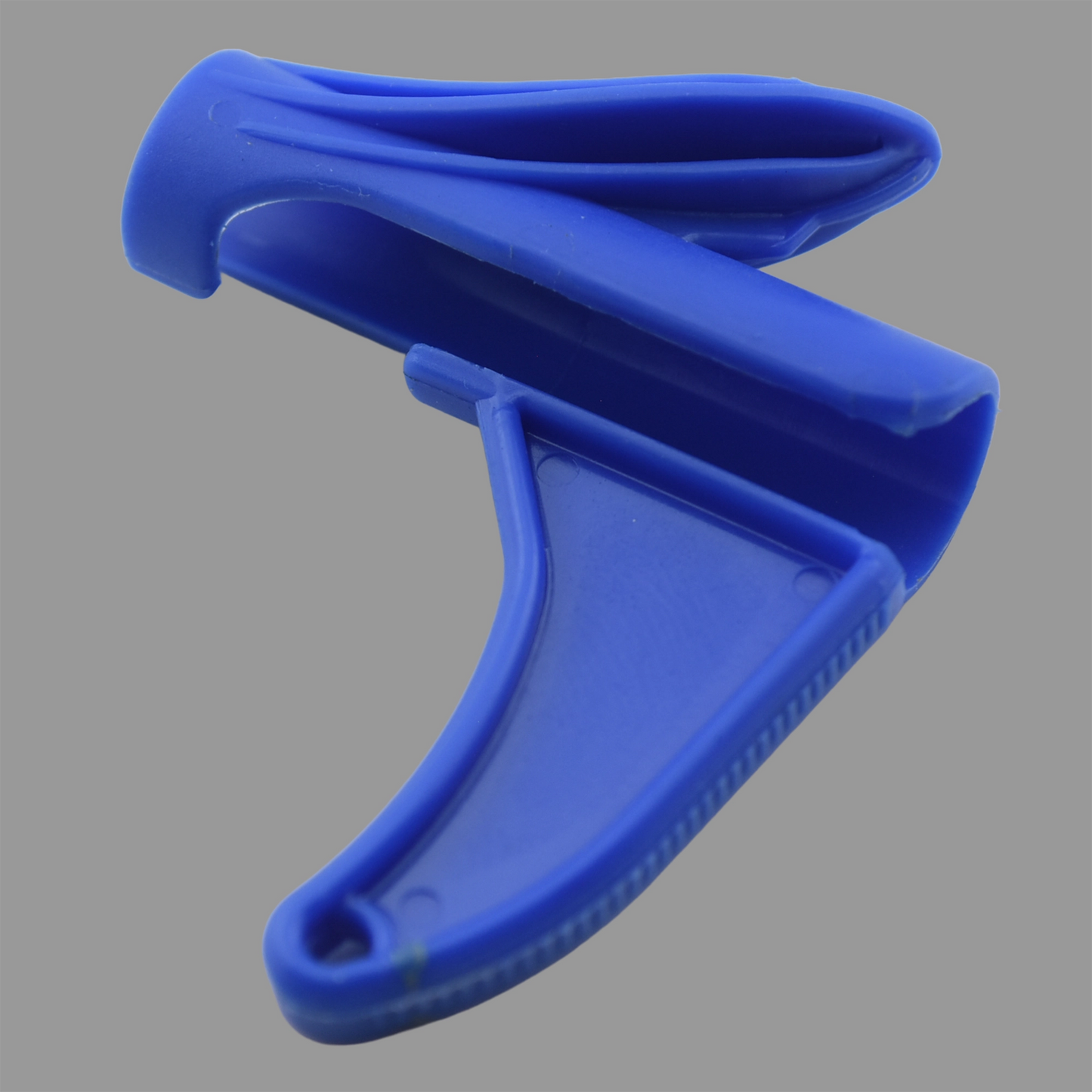 Split conduit tool showing cable insertion point and smooth feed channel
