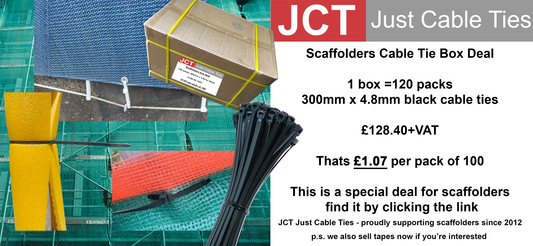 Scaffolders Cable Tie Box Deal