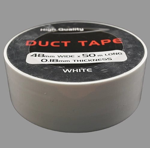 White duct tape – roll laying flat.