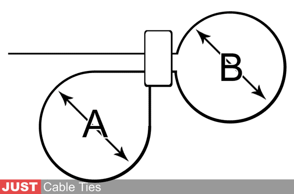Double Ended Cable Tie Diagram
