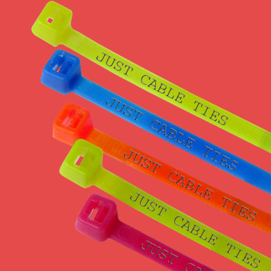 Printed Fluorescent Cable Ties