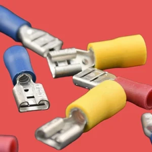 90-Degree Electrical Connectors Set – Male & Female Crimp Terminals, Piggyback Spade Connectors Assortment For Circuit Projects & Repairs