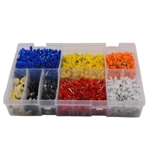Assorted German bootlace ferrules, 2600 piece kit