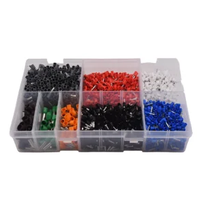 Assorted French bootlace ferrules, 2600 piece kit